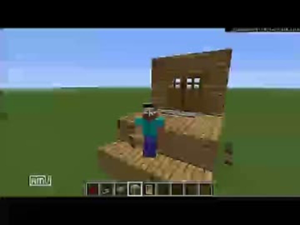 Minecraft ゆっくり 両開きドアの作り方 ニコニコ動画