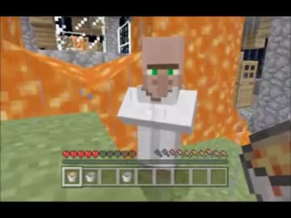 Minecraft 村人をリンチにした ニコニコ動画