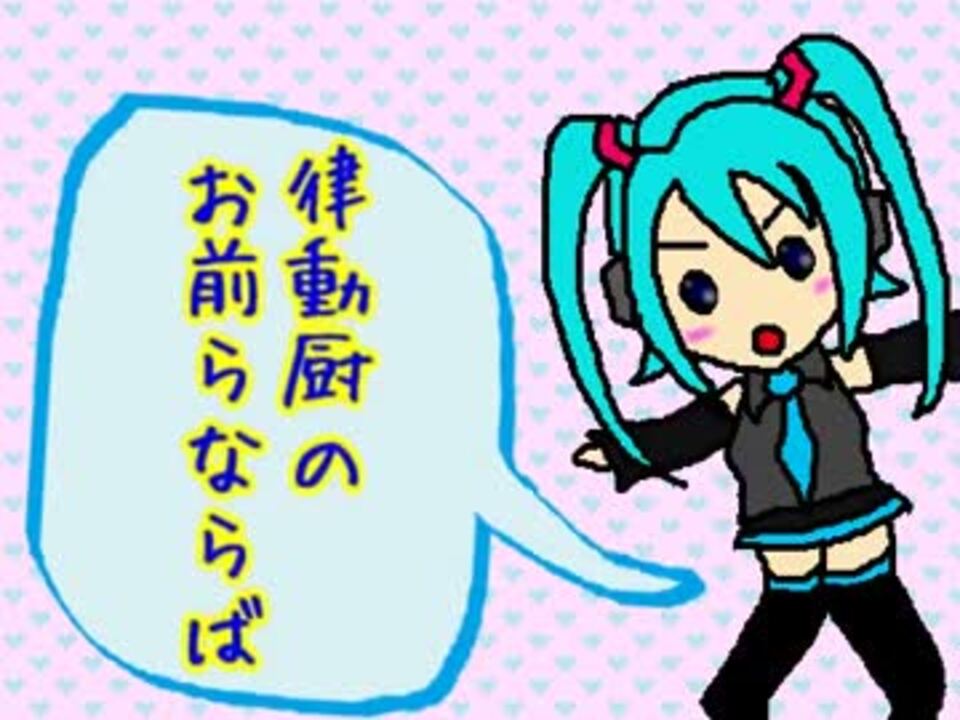 初音ミク 律動厨リズムテスト オリジナルpv ニコニコ動画