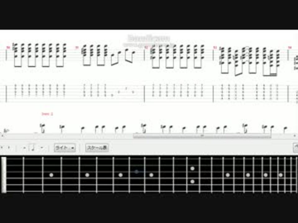 God Knows ギターtab譜 メインギター ニコニコ動画