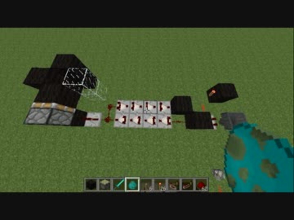 Minecraft 信号強度遅延変換回路 コンパレータータイマー ニコニコ動画