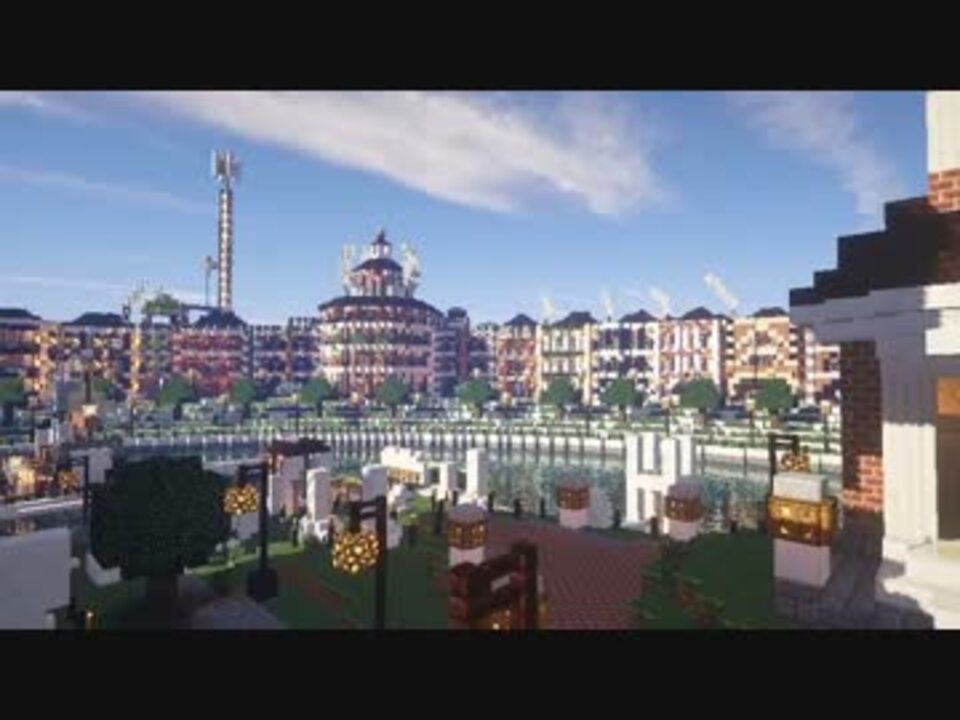 Minecraft のんびり水上都市を創る Part2３ 佐藤ささら ゆっくり ニコニコ動画