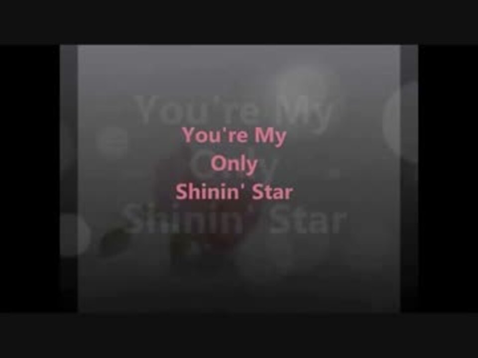 角松敏生 You Re My Only Shinin Star English Ver ニコニコ動画