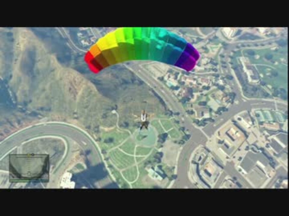 Gta5 サンアンドレアス フライト訓練 パラシュート追跡 実況 ニコニコ動画