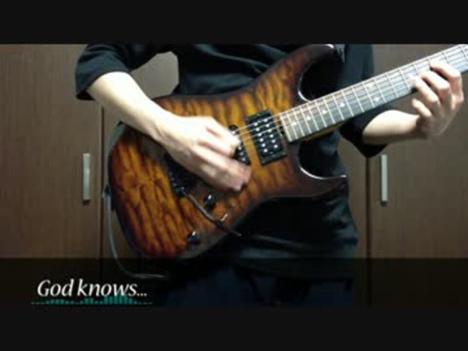 涼宮ハルヒの憂鬱 God Knows ちょっとアレンジして弾いてみた ニコニコ動画