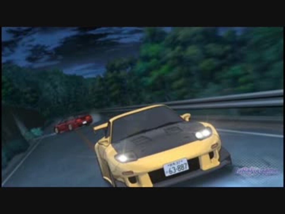 Initial D Final Stage Mad Rx7 Vs Nsx エンジン音 Se 効果音付き 高音質 ニコニコ動画