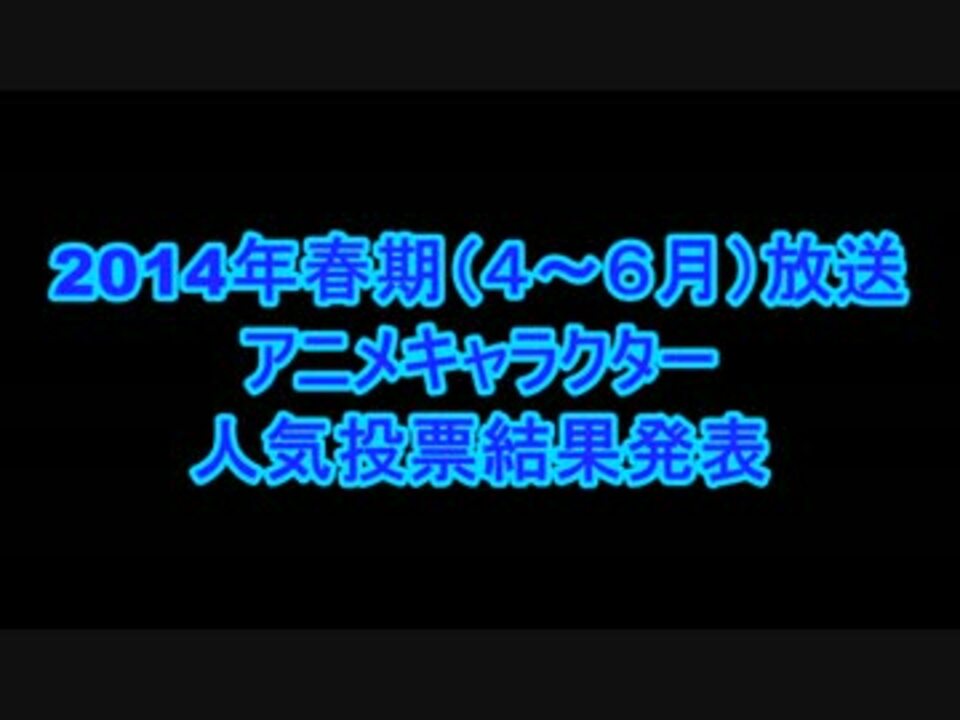 人気の 14春アニメ 動画 12本 ニコニコ動画