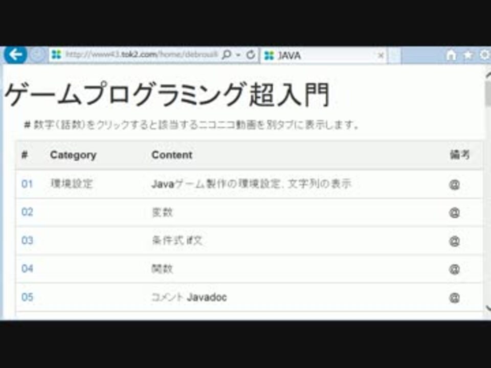 Java ゲームプログラミング超入門 Part75 Applet ニコニコ動画