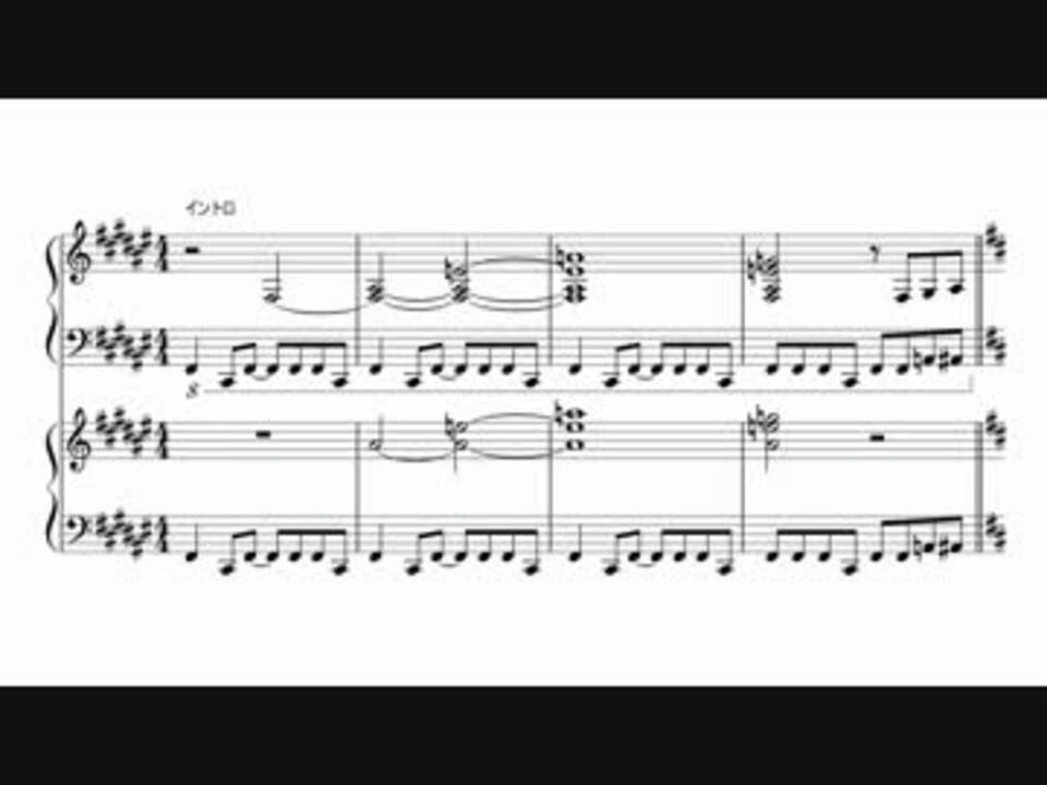 修正してみた 2台ピアノでリミックス10 みんなのリズム天国 ニコニコ動画