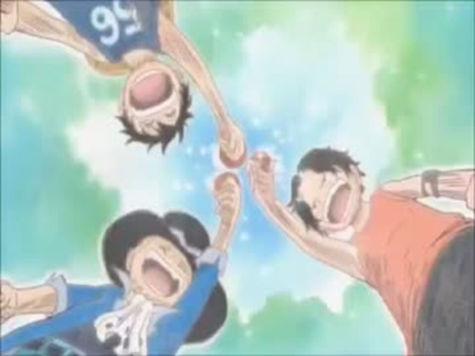 One Piece 作業用bgm 約50分で振り返る三兄弟の絆 ニコニコ動画