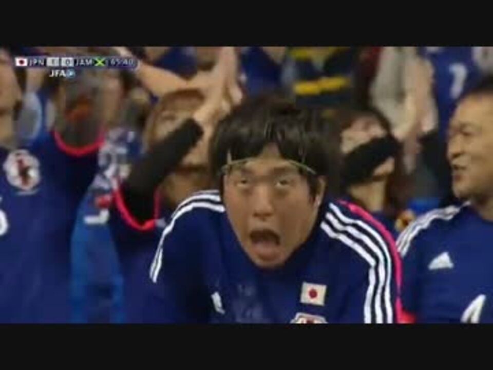 全力さん サッカー日本代表で最も頑張ってたサポーター ニコニコ動画