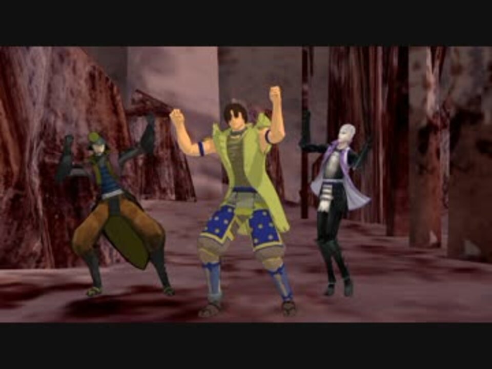 Mmd戦国basara ジョシー隊長 細い三成と又兵衛を鍛えさせよう ニコニコ動画