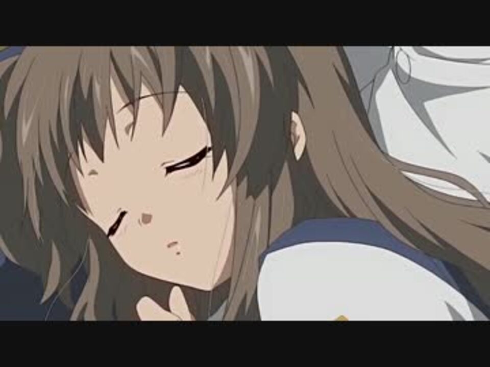 Clannad 膝枕してゆきねぇがすやすや眠るのを温かく見守り続ける ニコニコ動画