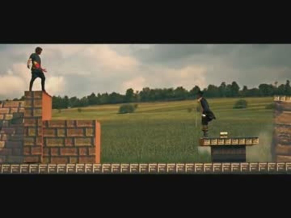 フリーランニングでゲームの世界を再現 ニコニコ動画