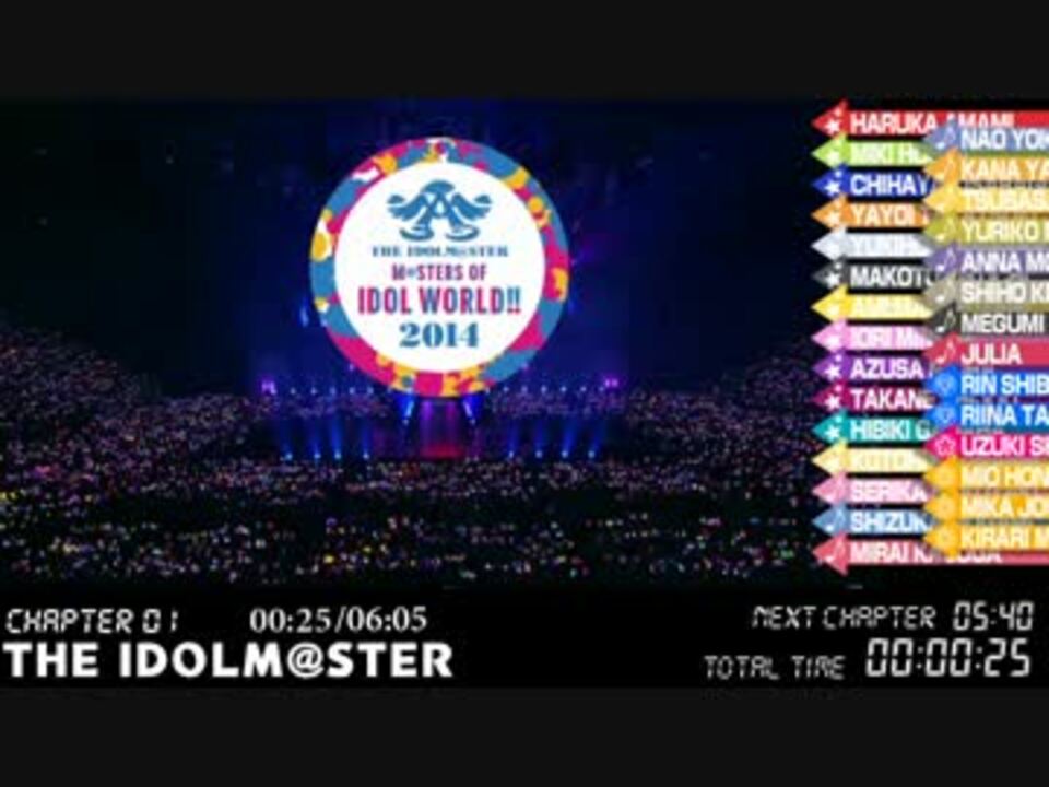 コメント専用 The Idolm Ster M Sters Of Idol World 14 １日目前半 ニコニコ動画