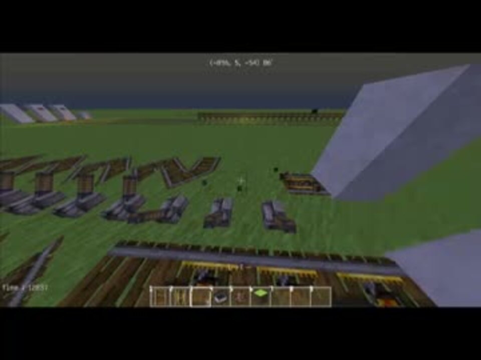 Minecraft バニラでも作れる高速鉄道 ニコニコ動画