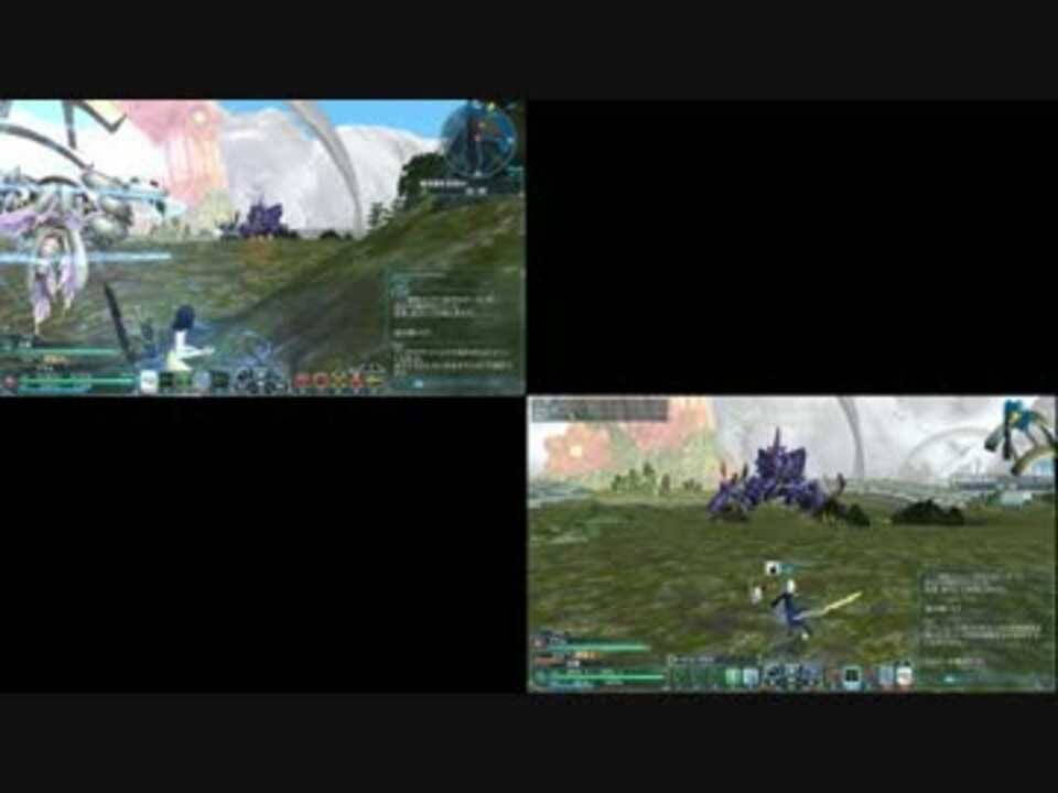 【PSO2】 TAナベリウスⅡ ペア 2：16 - ニコニコ動画