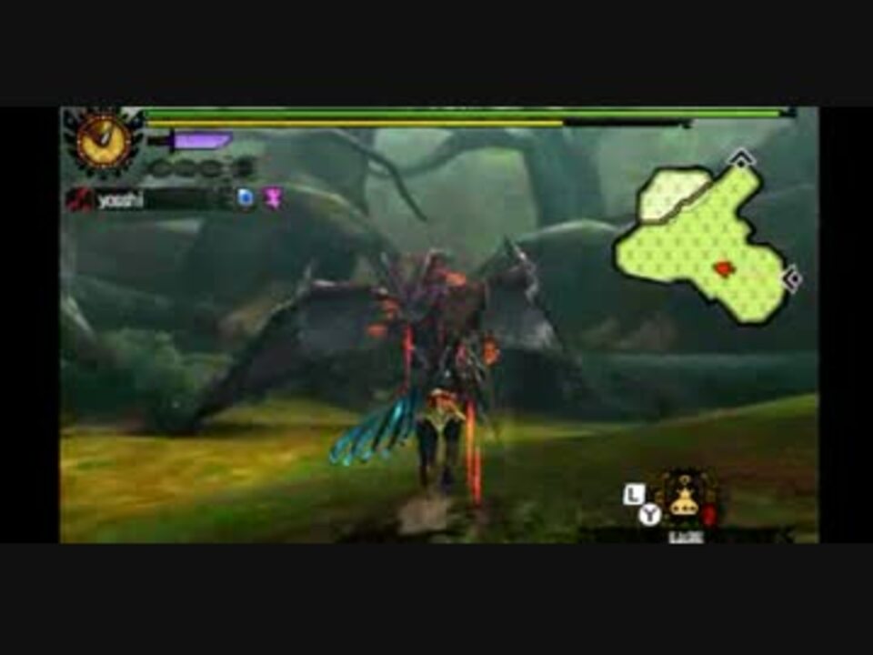 Mh4g レベル140テオ テスカトルの討伐 生産操虫棍ソロ ８分５３ 73秒 ニコニコ動画