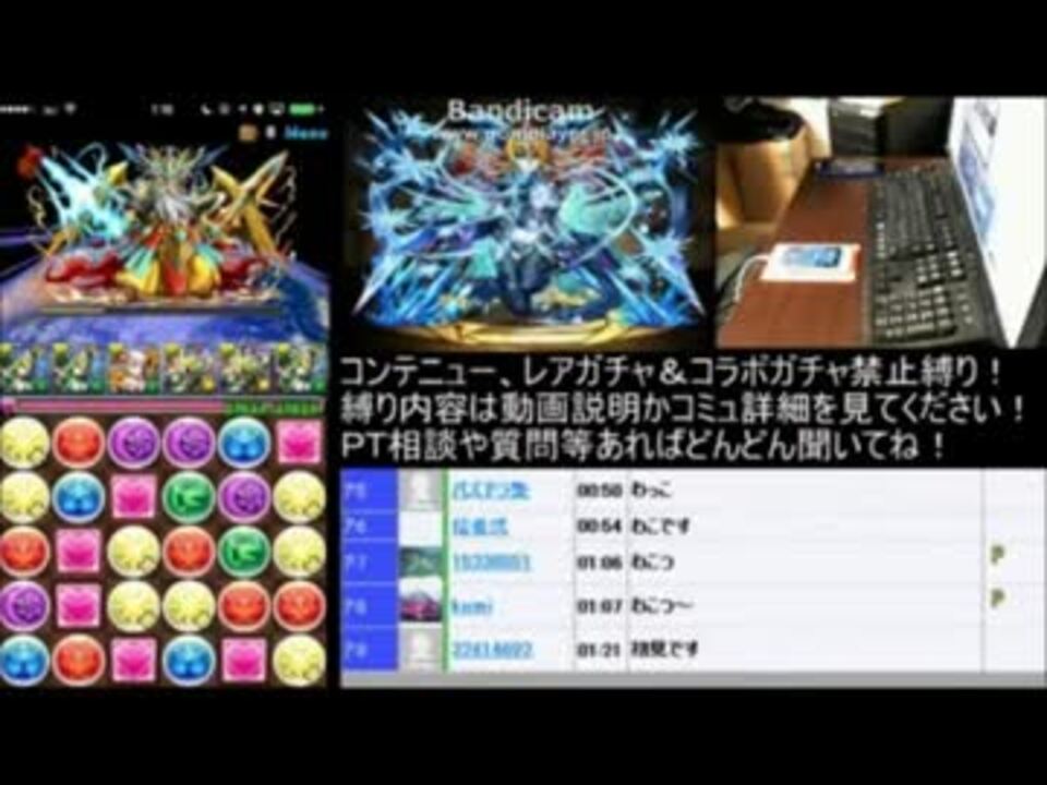 パズドラ 真 無限回廊クリア その３ ガチャ限なし ニコニコ動画