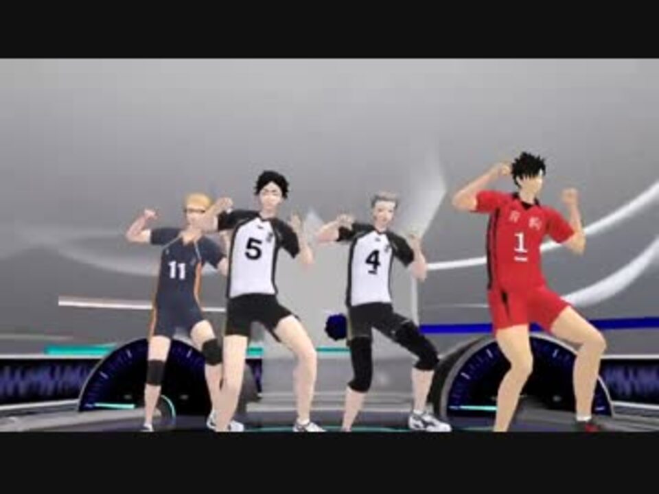 【MMDHQ!!】　第3体育館組で　WAVE