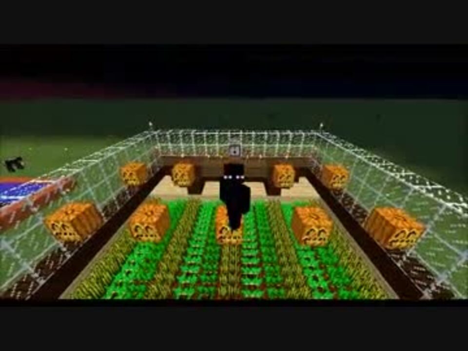 Minecraft 農作物自動回収機 ピストン無しの低コストver ニコニコ動画