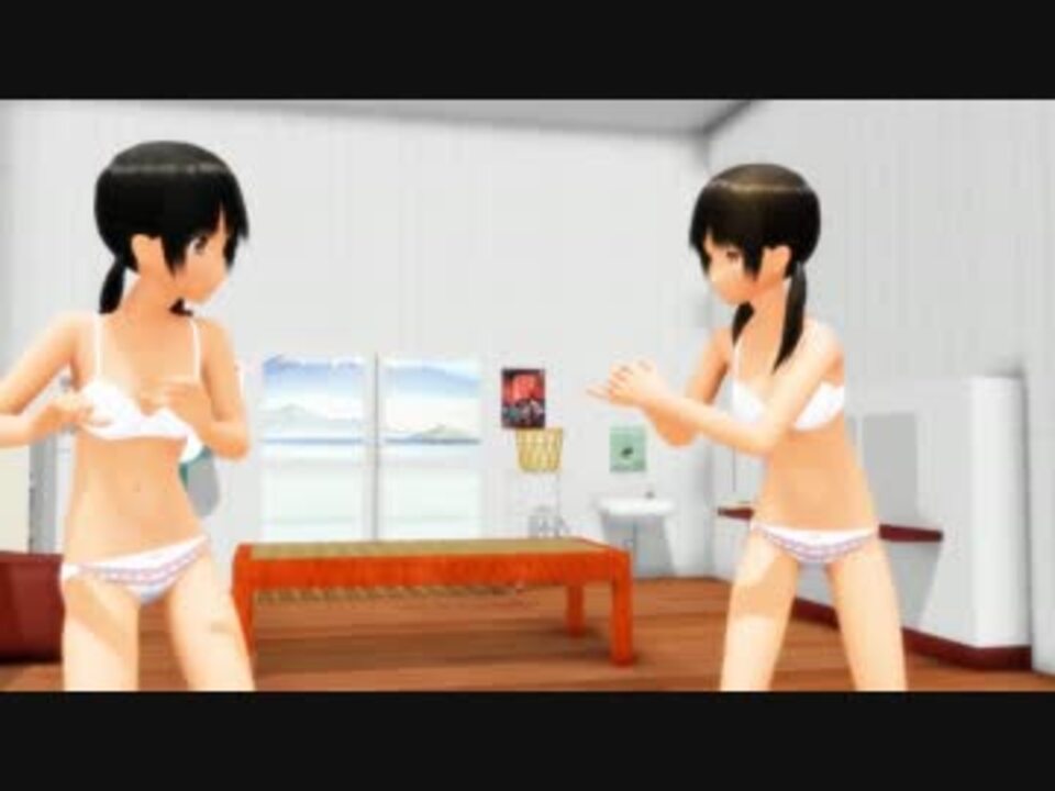 【R-18:MMD】JCは銭湯でも騒がしい