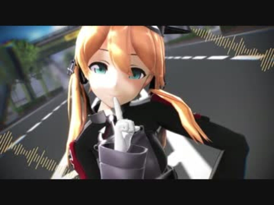 Mmd艦これ プリンツ オイゲンが切なくキュートに Galaxias ニコニコ動画