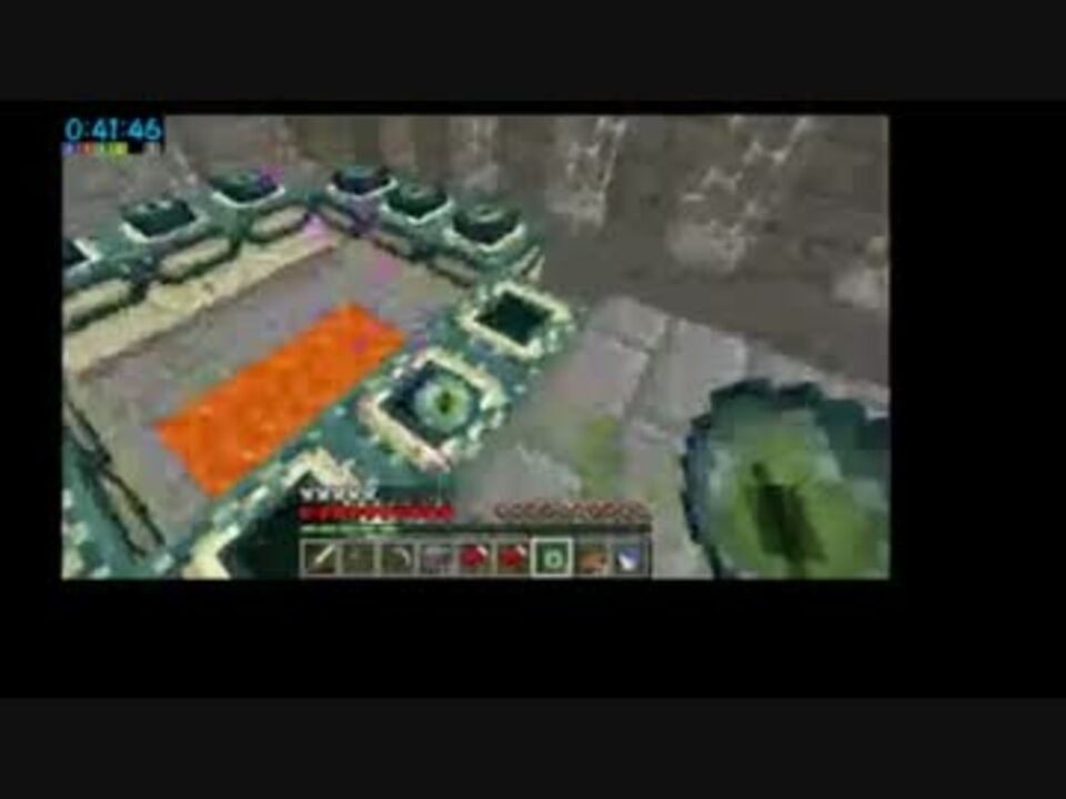 Minecraft エンダードラゴン討伐rta 44 59 ニコニコ動画