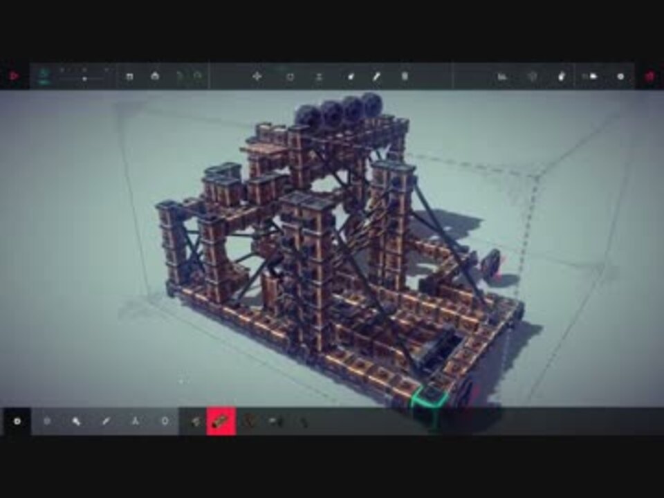 Besiege ポンプアクションリロード投石器 ニコニコ動画