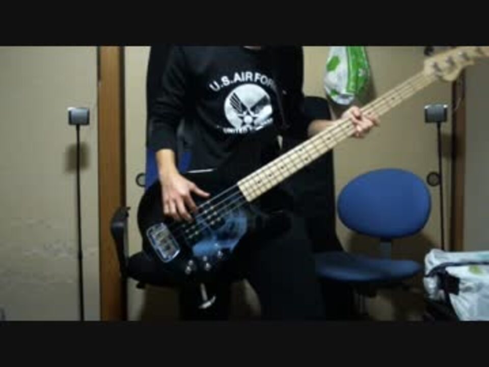 ベース テブラデスキーをダッサイ部屋着で弾いてみた ニコニコ動画