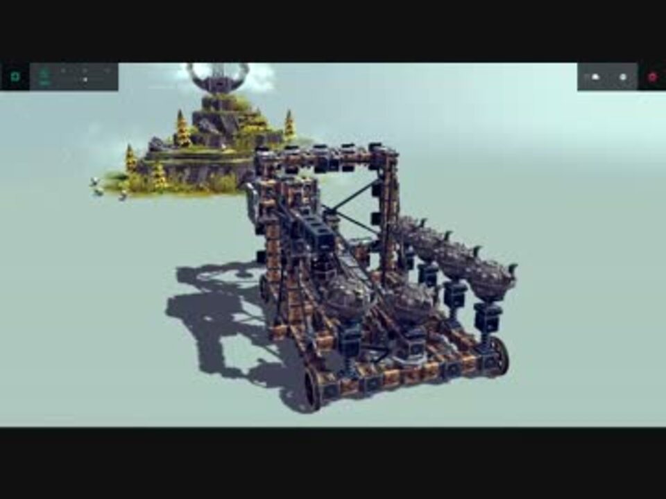 Besiege たくさん撃てる投石器作ってみた ニコニコ動画