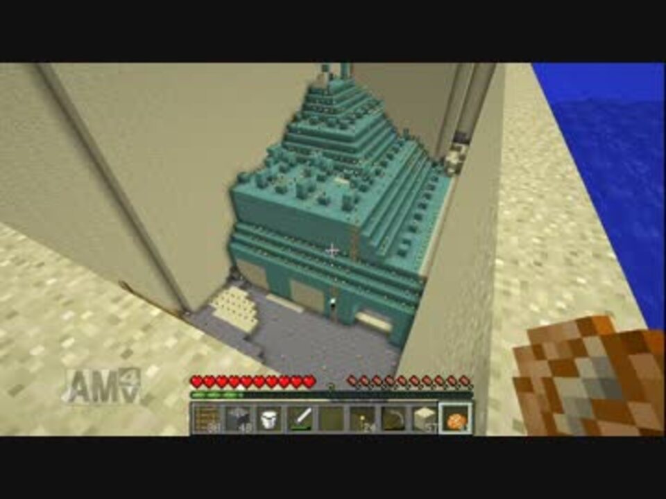 Minecraft ポーション無しで海底神殿攻略法 1 8 1 ニコニコ動画