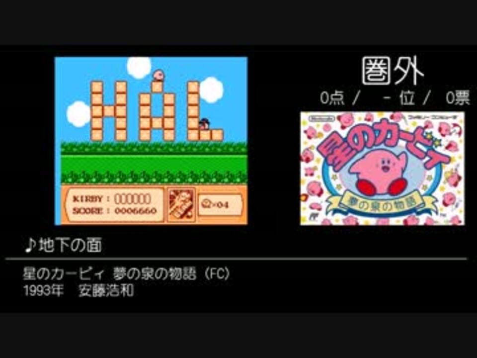 2ch みんなで決める星のカービィbgmベスト100 番外編 Part3 ニコニコ動画