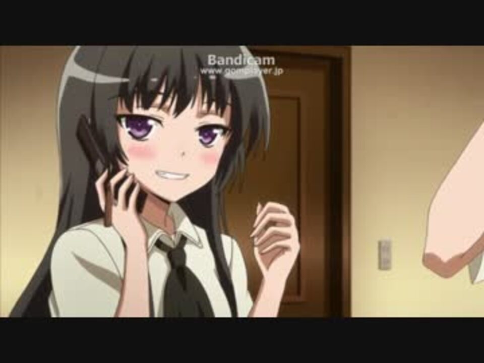 僕は友達が少ない 夜空が携帯で星奈に(肉)攻撃 【7話】 - ニコニコ動画
