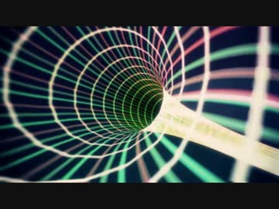 サイバー空間を高速疾走するアニメーション素材 サンプル 使用例 ニコニコ動画
