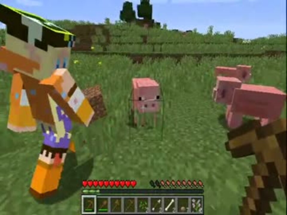Minecraft 初心者2人の大冒険 Part3 実況 ニコニコ動画