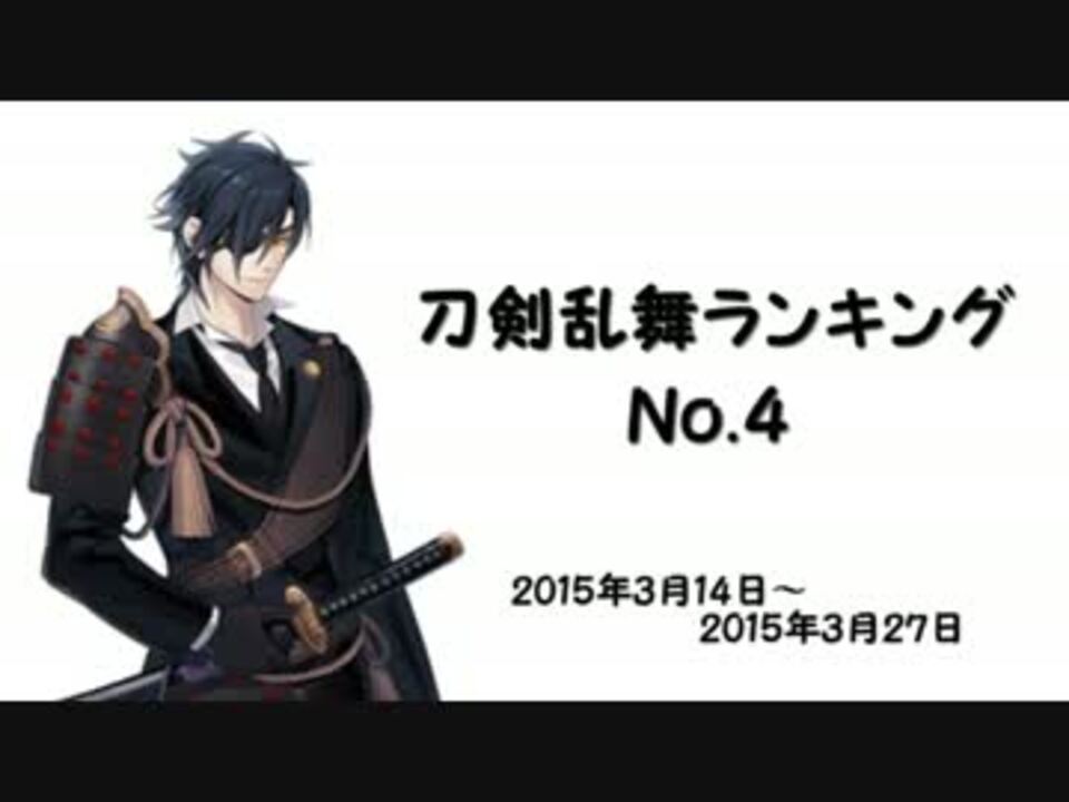 刀剣乱舞ランキング №4 - ニコニコ動画