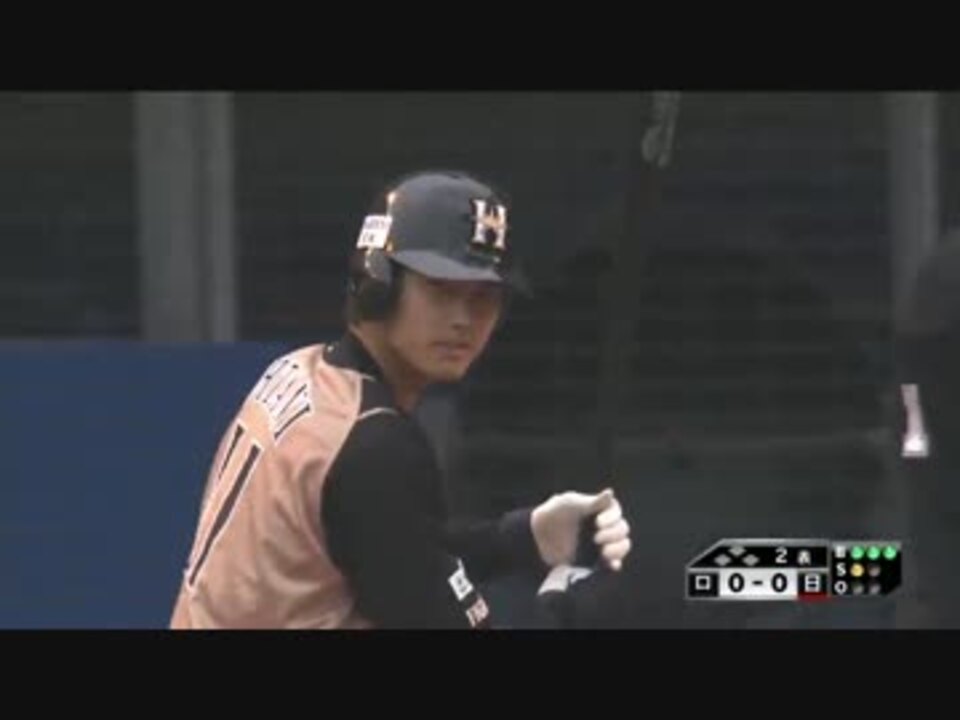 バックスクリーン直撃 大谷の今季第1号はド派手な先制弾 ニコニコ動画