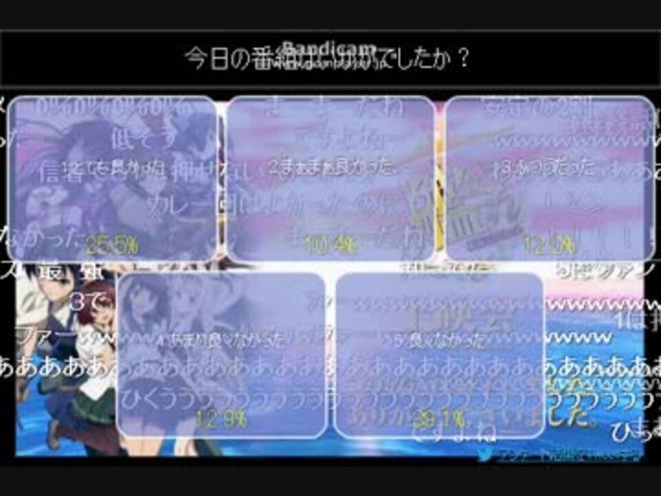 アニメ艦これ12話上映会のアンケで完全敗北した艦これアニメuc ニコニコ動画