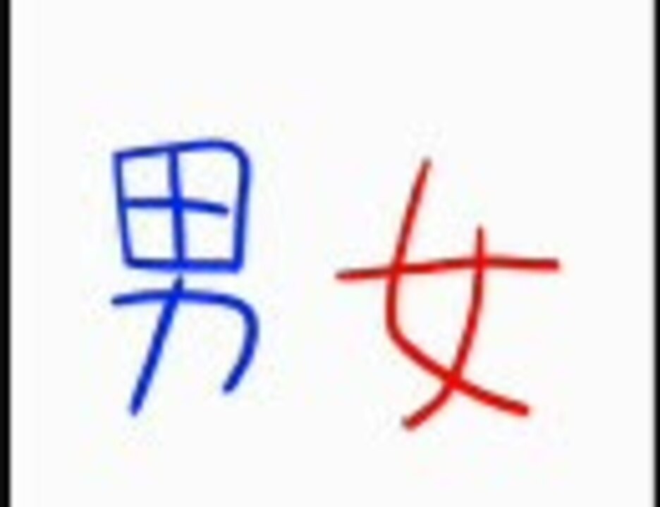 みなみけで男女 完成版 エコノミー回避 ニコニコ動画