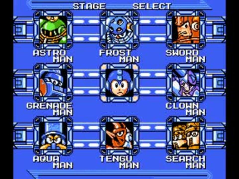 100分間耐久 ロックマン８ ステージセレクト ニコニコ動画