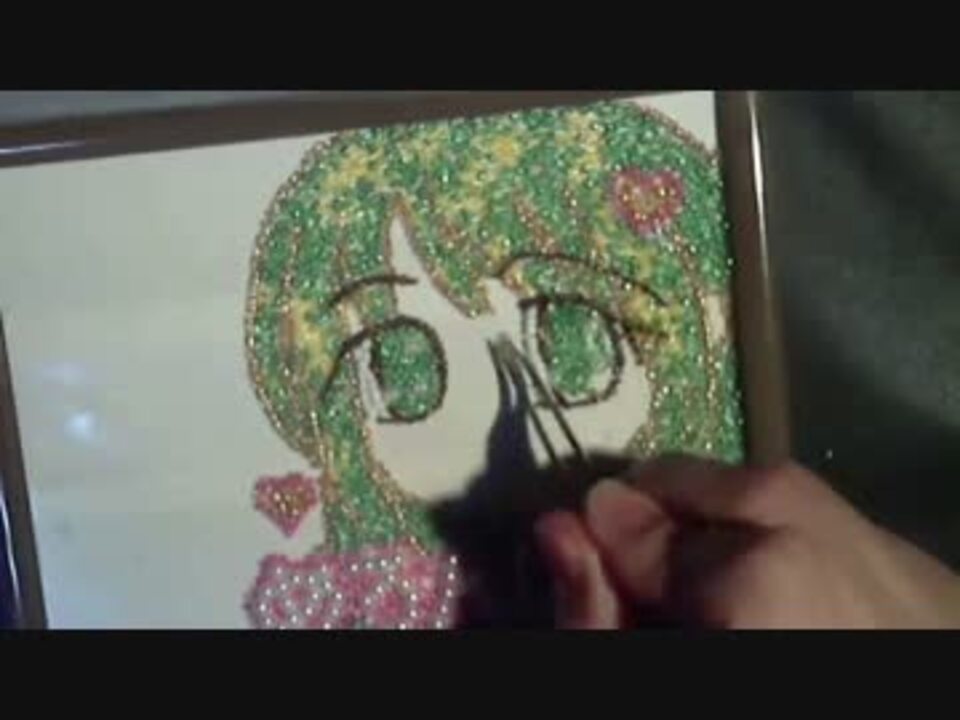 お手軽ビーズアートの作り方 ニコニコ動画