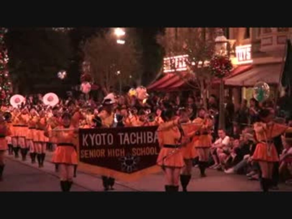 京都橘高校　吹奏楽部　マーチング　ローズパレード2012