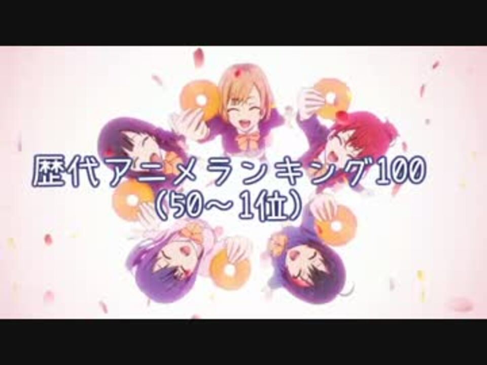 05 14年 歴代アニメランキングbest100その2 ニコニコ動画