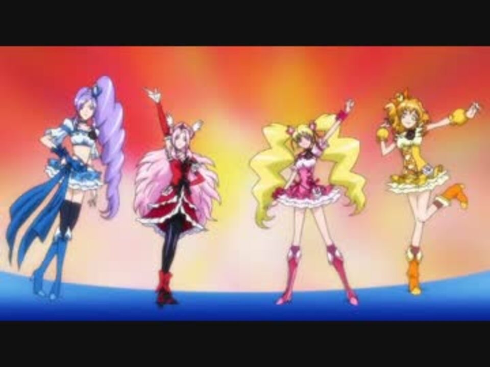 フレッシュプリキュア 4人変身 ニコニコ動画