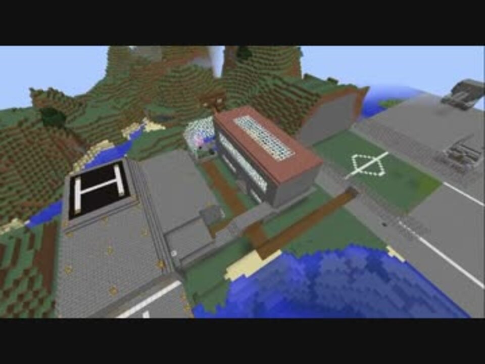 Pc壊れてムシャクシャしたので軍事基地を作ってみた Minecraft軍事部 ニコニコ動画