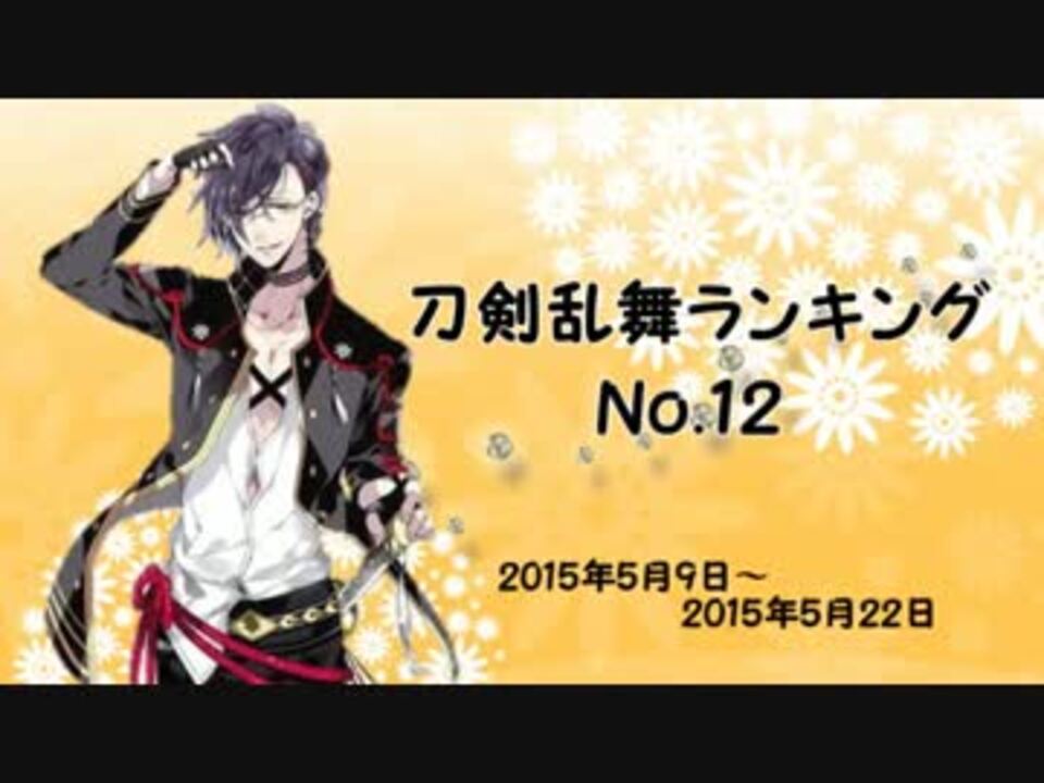 刀剣乱舞ランキング 12 ニコニコ動画