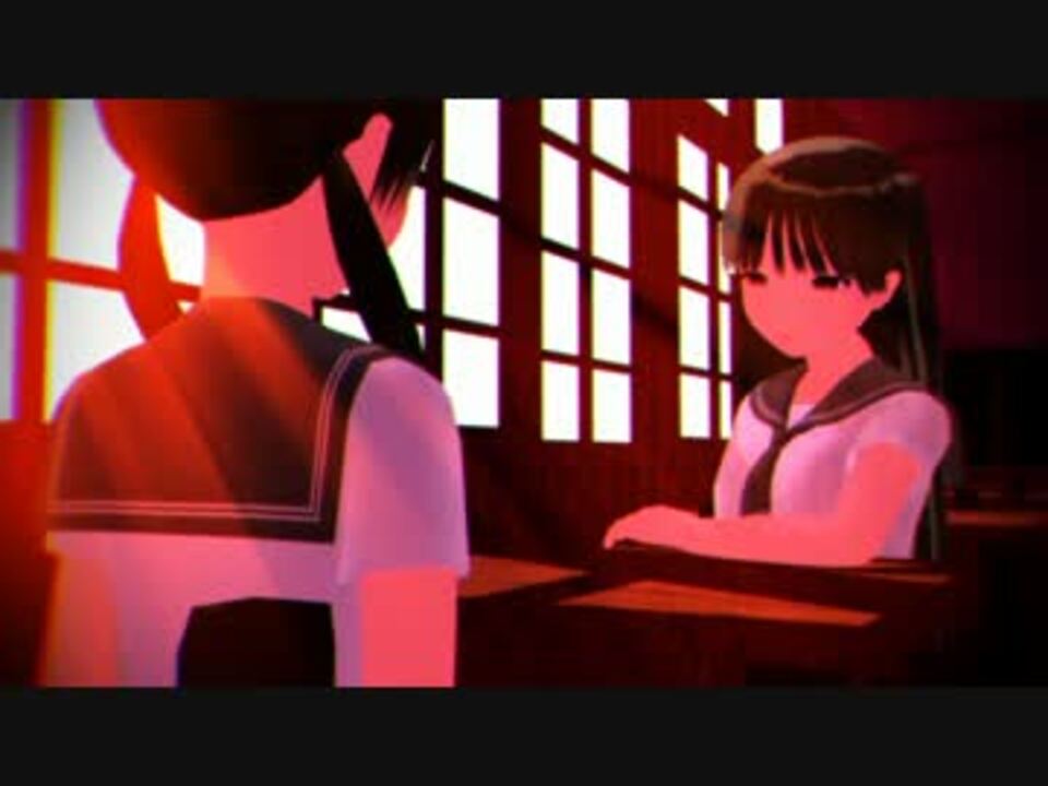 【MMDドラマ】夏の踏切【ホラー】 - ニコニコ動画