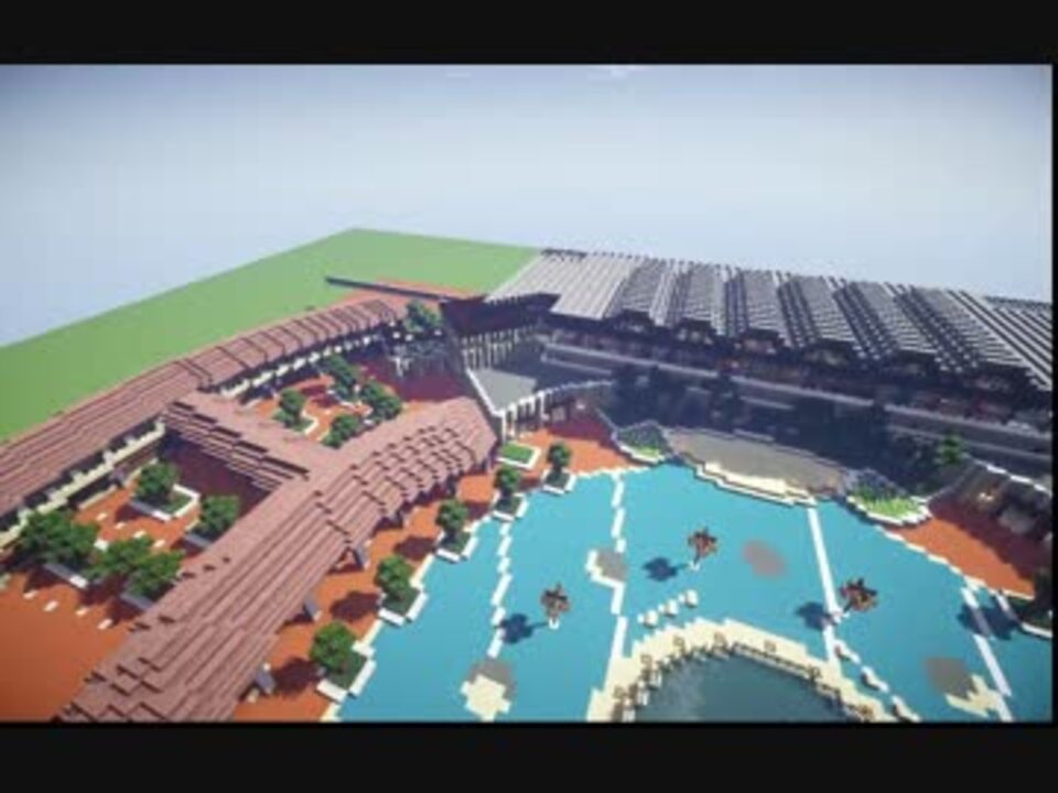 Minecraft 東京ディズニーシーを再現しよう Part 1 ニコニコ動画