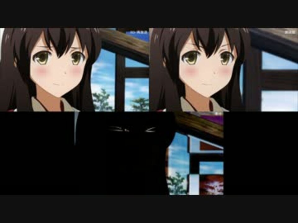 再放送 放送 艦隊これくしょん 艦これ アニメ ６話 比較 ニコニコ動画